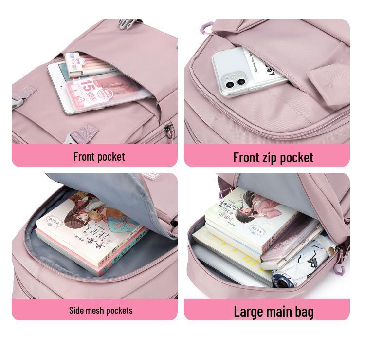 Parkway Schultasche: Wasserdichter Rucksack mit großem Fassungsvermögen für Mädchen der Klassen 4-6 und der Unterstufe