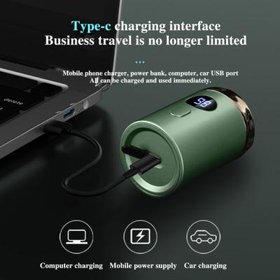 Mini Elektrikli Tıraş Makinesi LCD Ekran USB Şarj Edilebilir Su Geçirmez Islak Kuru Seyahat Jileti Taşınabilir Erkek Sakal Düzeltici Saç Temizleme Aracı Baba Koca