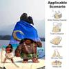 1pc, Moana & Maui Hawaiian Print Blanket Home Decor, Couch Throw, Outdoor Blanket, Gift, Coverlet Suitable for Bedroom