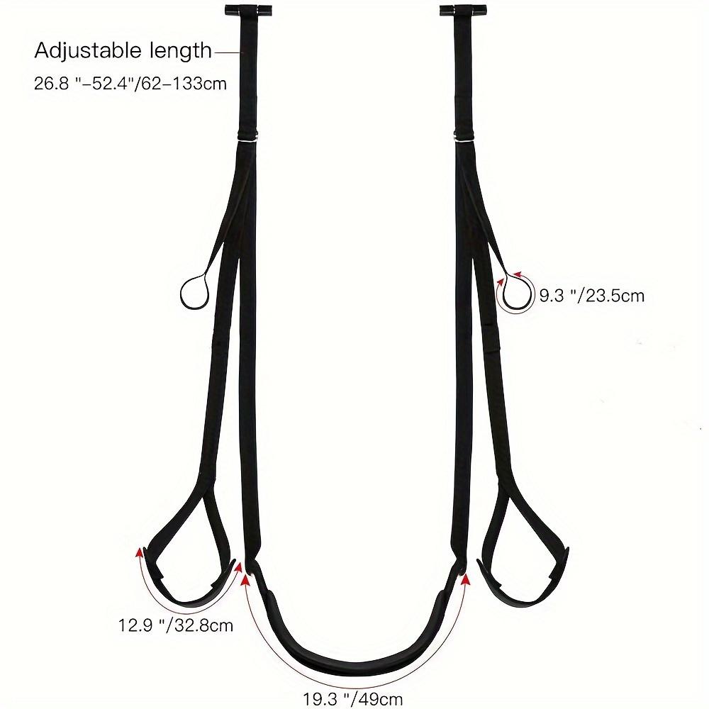 1pc Sex Swing Sex Sexy Bondage Slings Convient aux couples adultes Meubles sexuels pour chambre à coucher avec sangle souple d'assistance de position de siège
