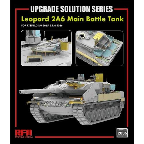 Ryefield Models 1/35 Leopard 2A6 Upgrade Parts Set (for RFM5065 and 5066) Plastic Model Parts RFM2035