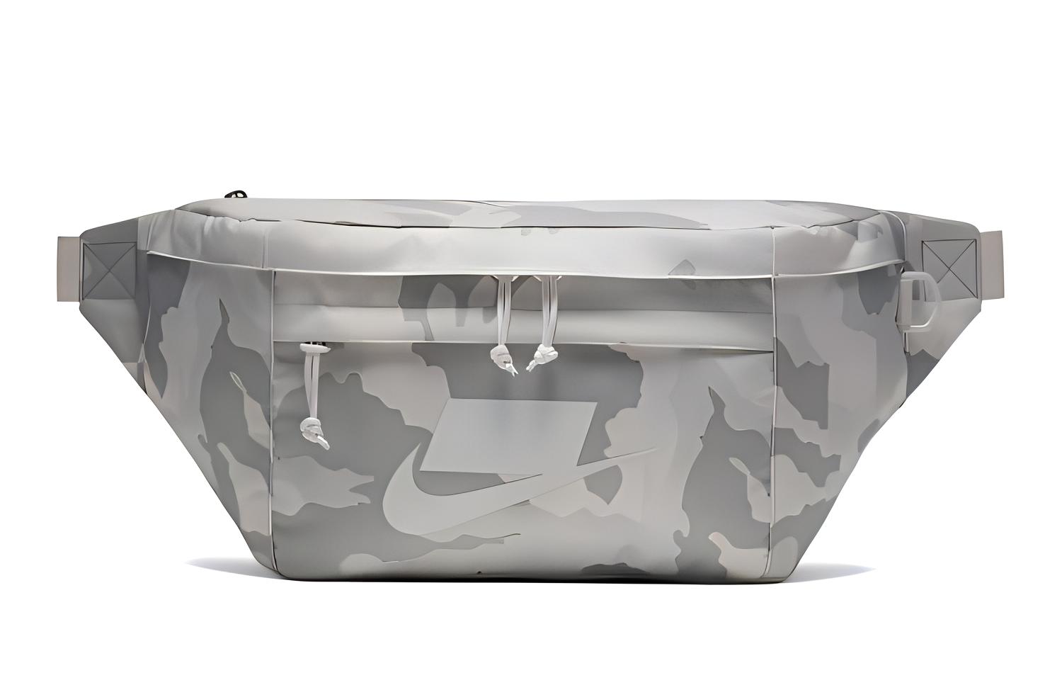 Nike Polyester Fanny Pack Unisex Camouflage Gray BA5795-121