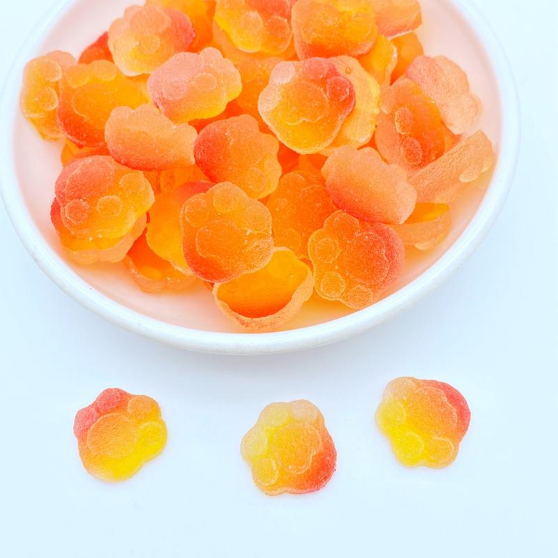 

20pcs Lovely Soft rubber Bear foot flatback Art Decoration Charm DIY Scrapbooking Embellishment Accessories E44