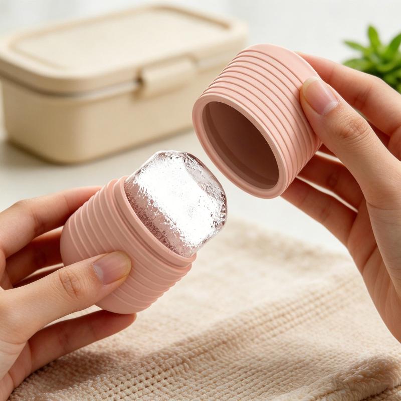 1Pcs Silicone Ice Cube Trays Ice Globe Balls Eye Face Massager Skin Care Tools Ice Face Roller Facial Lifting Contouring Tool