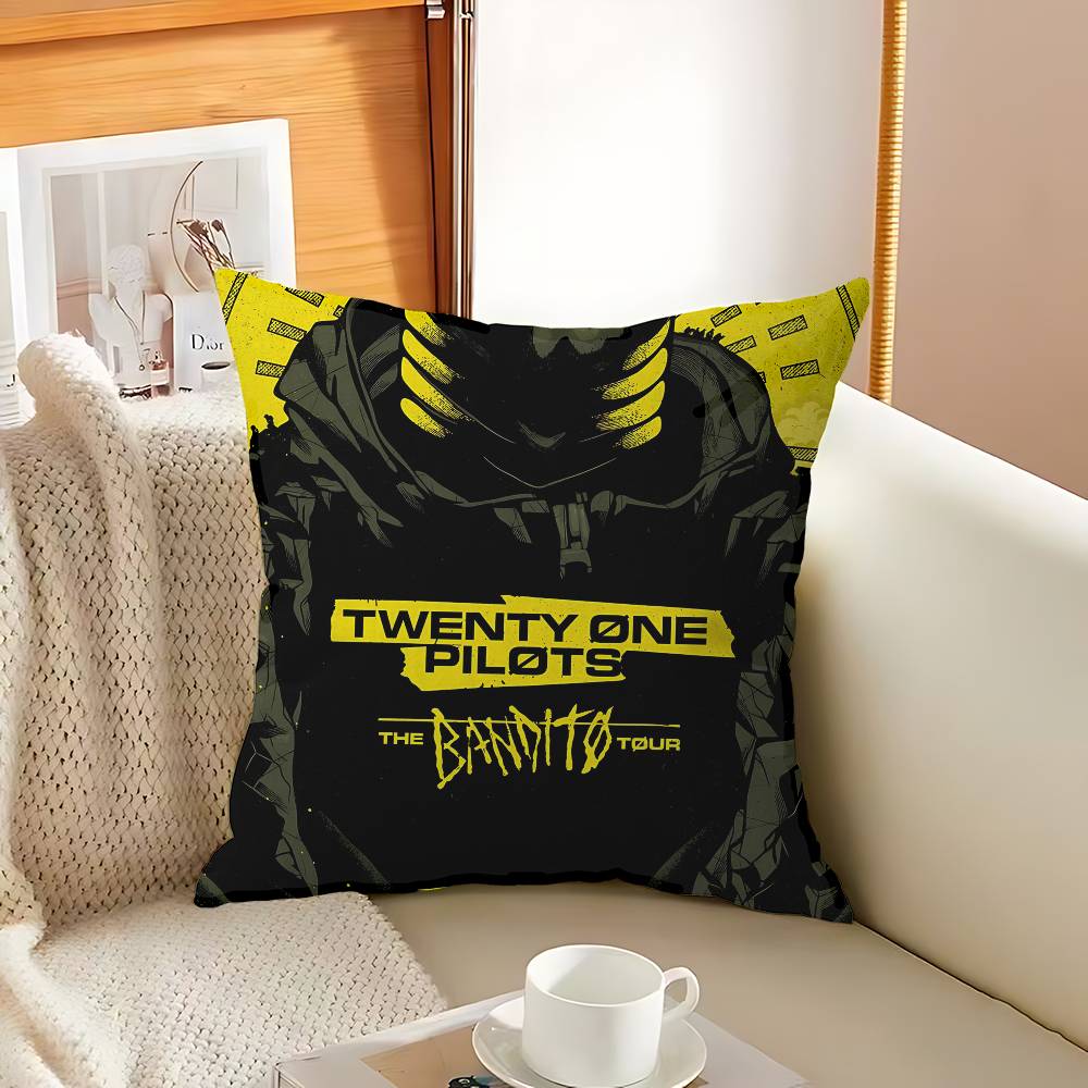 TTwenty One PPilots Band Cm Cushion Cover Pillow Cover Decor Pillowcase Home Pillowcase for Couch Pillow