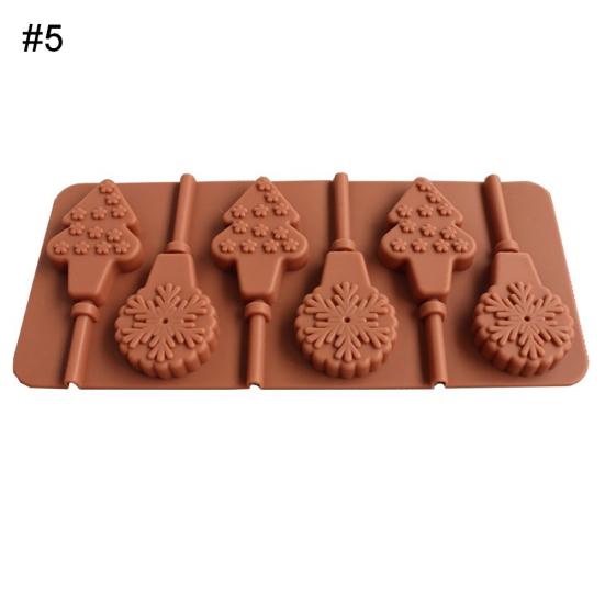 Lollipop Silicone Mold Chocolate Cake Fondant Cookie Mould DIY Baking Tools