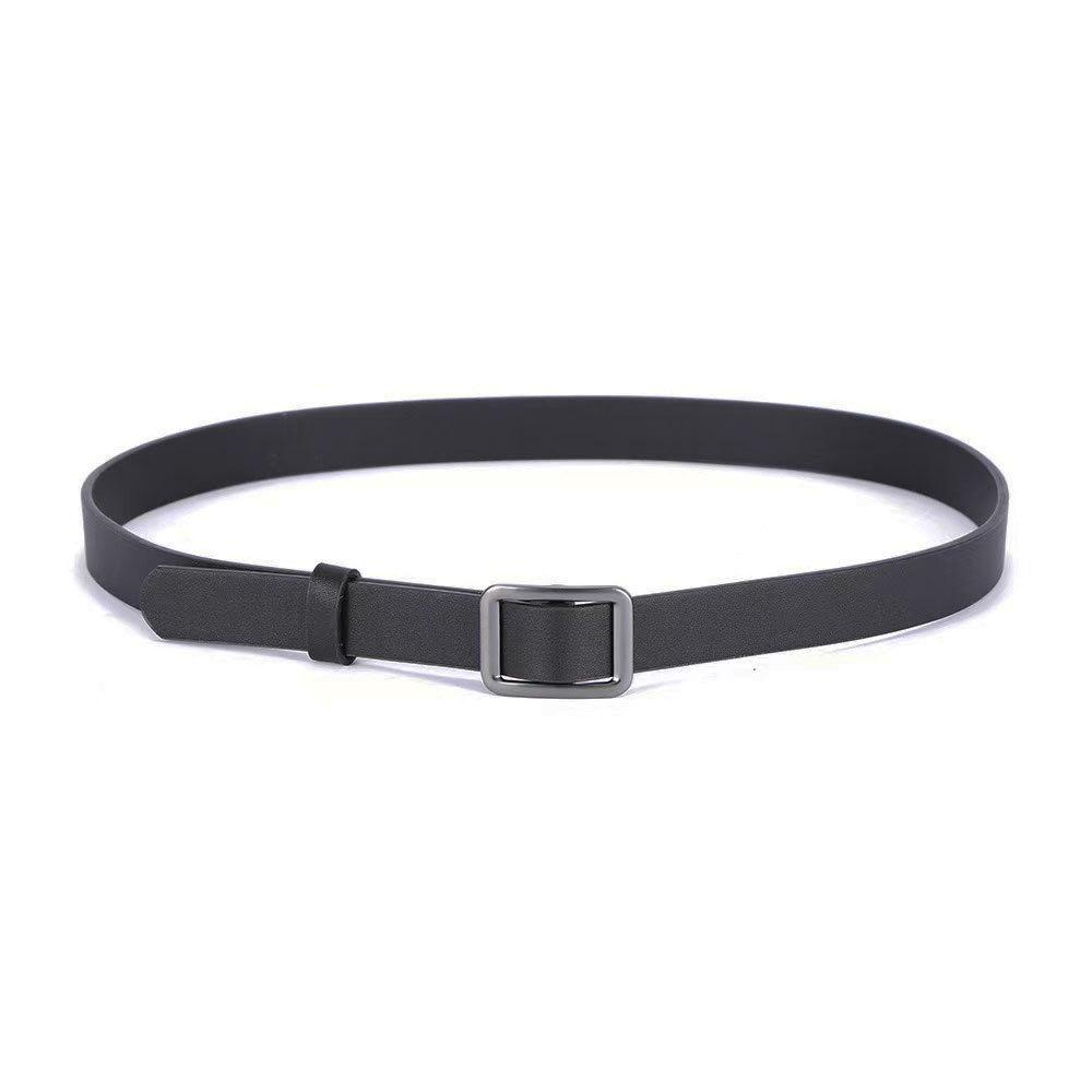 A New Korean-style InS-style Niche Belt Without Perforating, Unisex Simple and Retro Denim Belt
