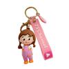Keychain Doll Cartoon Cute Silicone Key Accessory Multicolor Idea Gift
