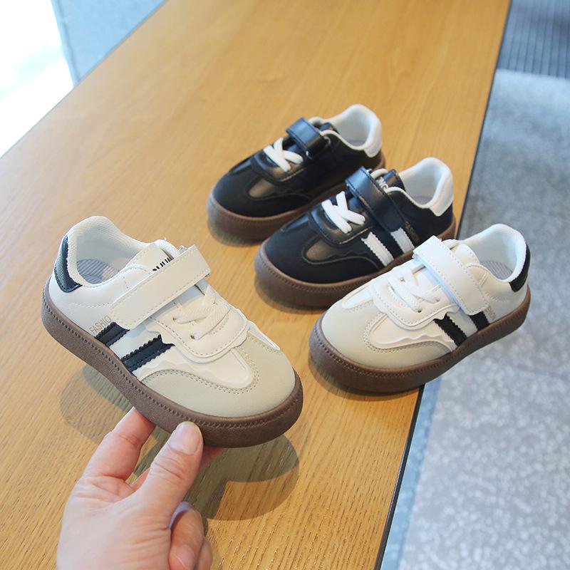 Kids Spring Autumn German Trainer Shoes Boys Girls Soft Sole Forrest Gump Sneakers Casual White Board Shoes Baby Breathable Running Shoes