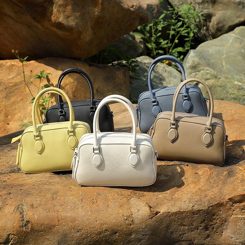 Leather Premium Handbag New Spring and Summer Mini Crossbody Shoulder Pillow Bag Underarm Women's Bag