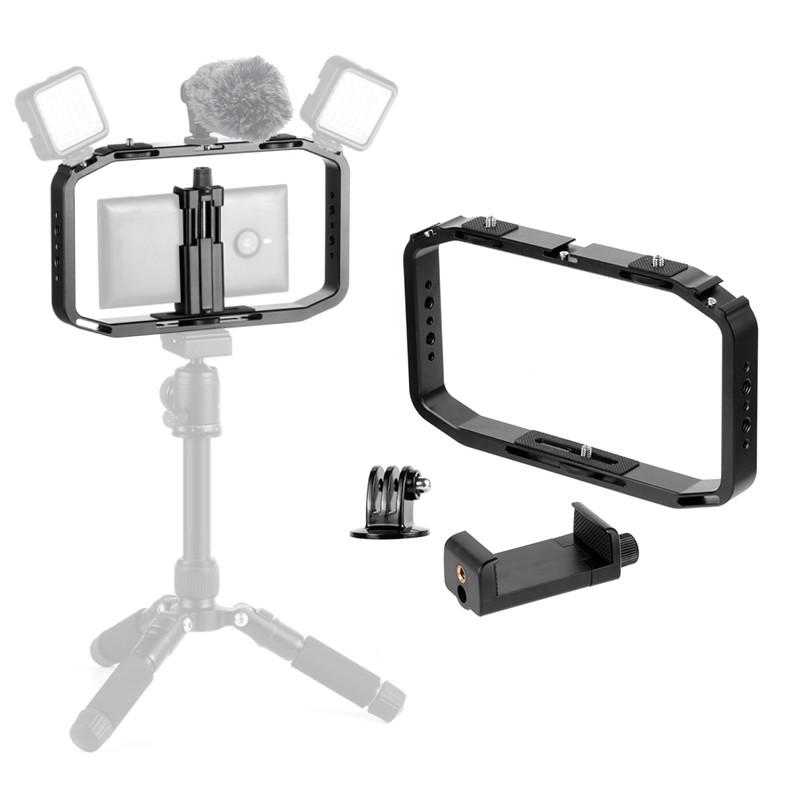 GoPro New Hero /HERO7 /6/5 /5 Session Micro SLR and Other Action Cameras Wyanlin Wyanlin Handheld Video Rig Filmmaking Vlogging Cage Holder for DJI Osmo Action GoPro New Hero /HERO7 /6/5 /5 Session Micro SLR and Other Action Cameras Wyanlin Wyanlin Handheld Video Rig Filmmaking Vlogging Cage Holder for DJI Osmo Action