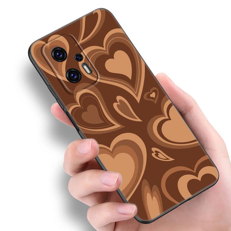 Heart Love Coffee Phone Case For Xiaomi POCO F2 F3 M2 M3 M4 X3 X4 Pro NFC F4 GT 5G F1 X2 C3 C31 C40 M5S Soft TPU Black Cover