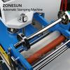 ZONESUN ZY-819D 200X300mm Máquina Neumática de Estampado Papel cuero LOGO Tarjeta de Visita Plegado presión Máquina de Repujado Inicial