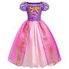 Mädchen Anziehkleid Blumen Kinderparty Prinzessinnenkostüm Kinder Halloween Karneval Outfit Kinderkleidung