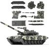 Simulation Tank Toy T-90 Fighter Tank Model Modern Military 1:48 Scale DIY Model ABS Plastic Assembly Ornament Gift