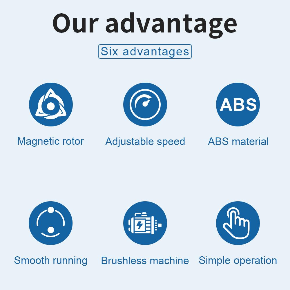 Lab Magnetic Stirrer 2000ml Capacity Stir Electric Magnetic Mixer Precision Laboratory Medical Cosmetics Mixing Device EU Plug