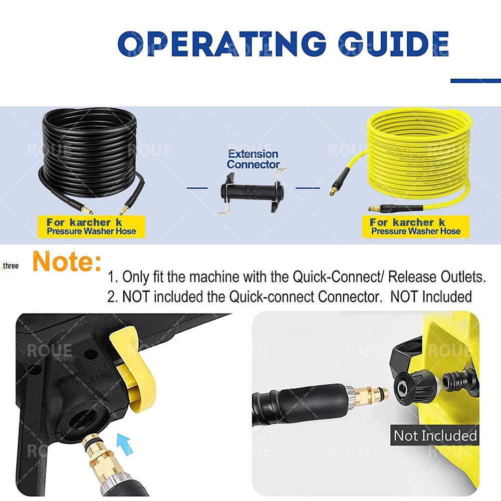 High-Pressure Car Wash Water Gun Handle & Rod for KARCHER K2-K7