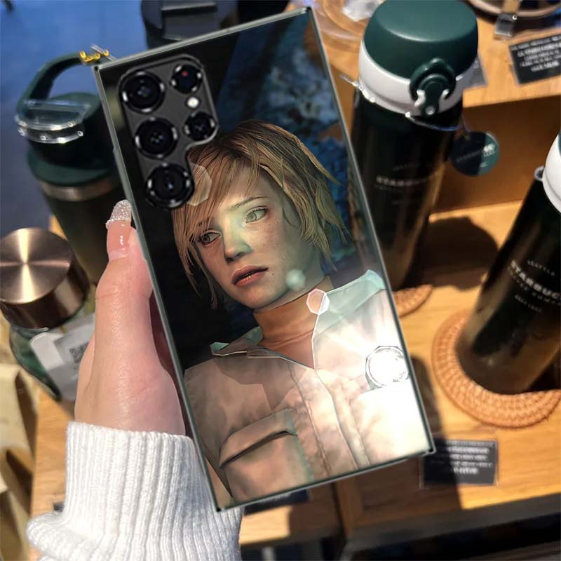 

Games S-Silent Hill Cases Phone Case for Samsung Galaxy S26 Ultra S25 Edge S24 S23 FE S21 Plus S20 S22 S10 Cover TPU Capa Shell Samsung S23 Plus