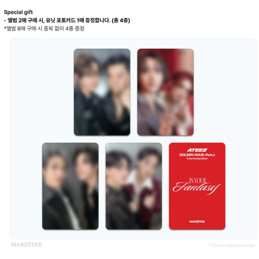 

ЗОЛОТОЙ ЧАС ATEEZ : Часть 3 В твоей Фантазийной Редакции (Ограниченная Фэнтези Версия) (+Онлайн-выгода) POB MAKESTAR 2EA