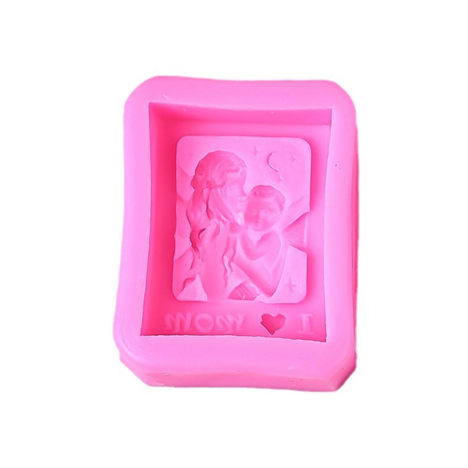 Силиконовые формы для шоколада ко Дню матери, силиконовые формы для свечей ко Дню матери, силиконовые формы для мыла для эпоксидной смолы, свечей, мыла 1