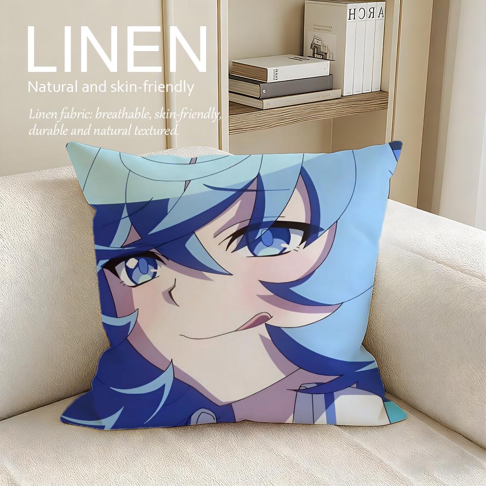 

Comedy Nukitashi Cushion Cover Linen Decorative Pillowcase Set Pcs x x x Breathable Washable Sofa Cushion Cover 30X30cm