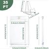 5/10/15 PCS 35pt Magnetic Card Holders with Stand – Hard Case for MTG & Sports Cards, UV Protection, Instant Desktop Display