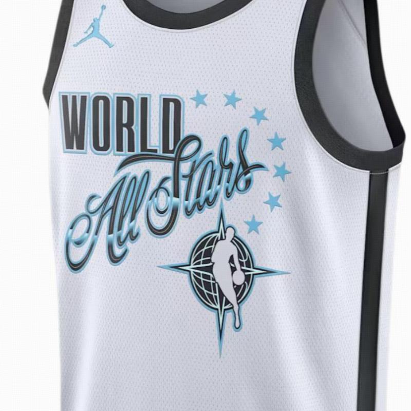 Jordan Maglia da basket da uomo NBA All-Star Shai Gilgeous-Alexander 2026 Swingman Dry-Fit Girocollo Senza Maniche jersey IZ4395-101
