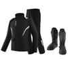 Motorcycle Riding Rain Suit Set Waterproof Storm-Grade Separable Jacket Pants Men Women Use