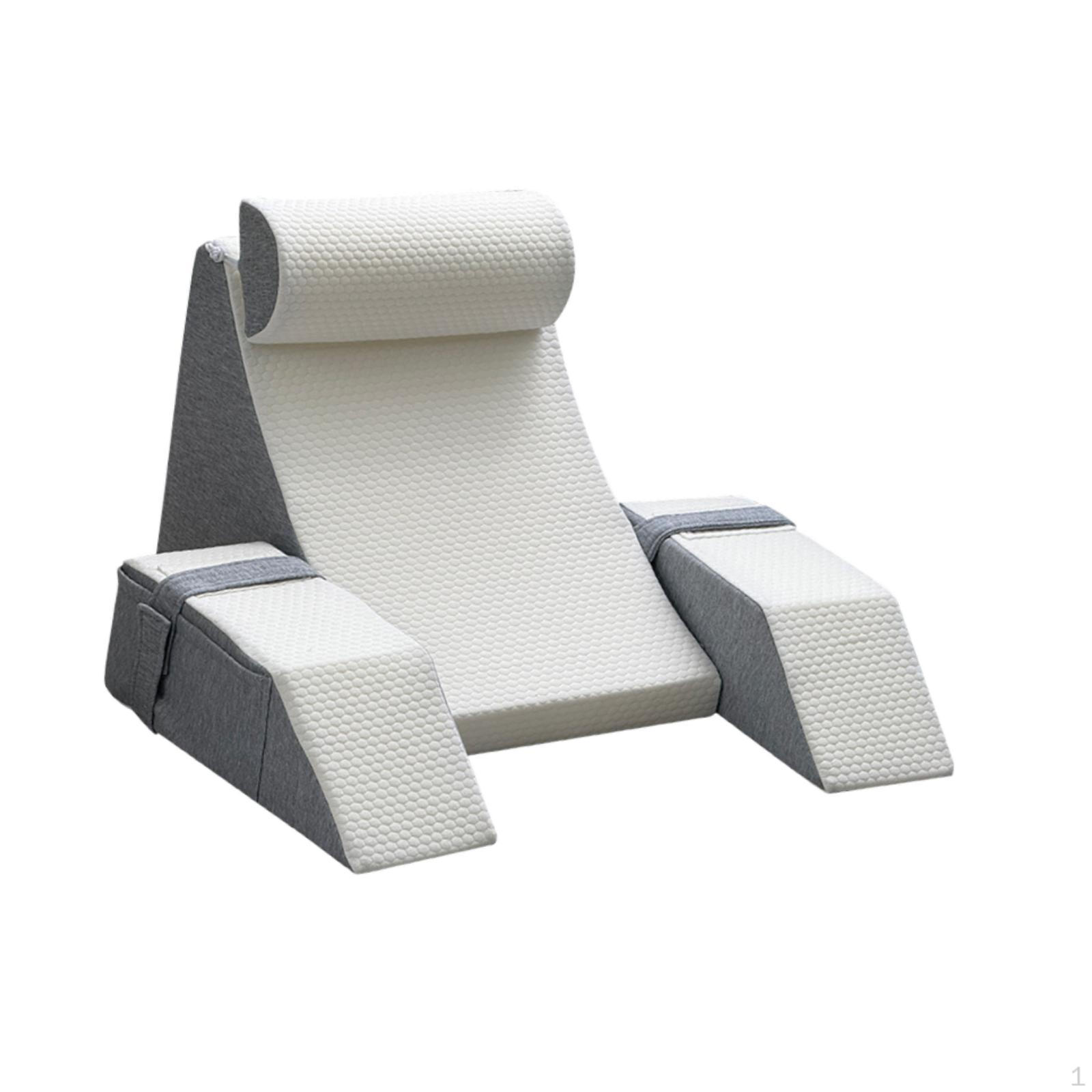 Reading Pillow Back Cushion Backrest Bed Wedge for Studying Working Sleeping