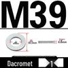 Double-Stacked Interlocking Toothed Anti-Slip Lock Washer 304 Stainless Steel DIN25201