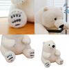 Charming Arctic Bear Plush Toy Cute Stuffed Animal For Kids Cozy Decorative Cushion