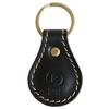 Porco Rosso Leather Key Small Teardrop Genuine Tochigi Made in Brand Name Gift Keychain, Car/Motorcycle Ring, Carabiner, Compact, Design, Leather,