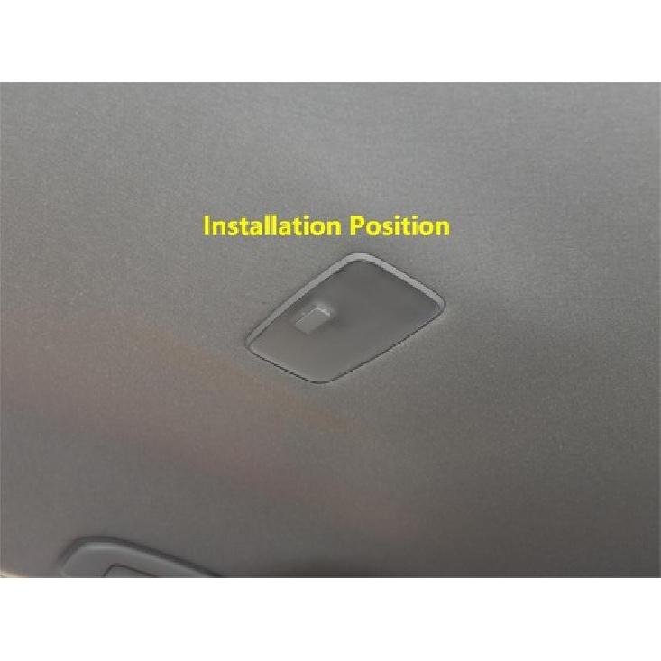 Rear Reading Light Frame Cover Trim For - Toyota Corolla Cross ABS Black