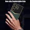 Leather Case for Samsung Galaxy S24 Ultra with Electroplated Frame, Vintage Luxury PU Non-Slip Grip Shockproof Full Body Protective Cover Phone Cases