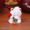 Figurine de Chat Porte-Bonheur Créative pour Bureau, Bureau ou Décoration de Voiture