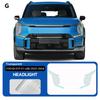For KIA EV9 GT-Line  2024  Headlight Rearview B C Pillars Protection Film Car Sticker Anti-scratch Protective PPF Accessorie