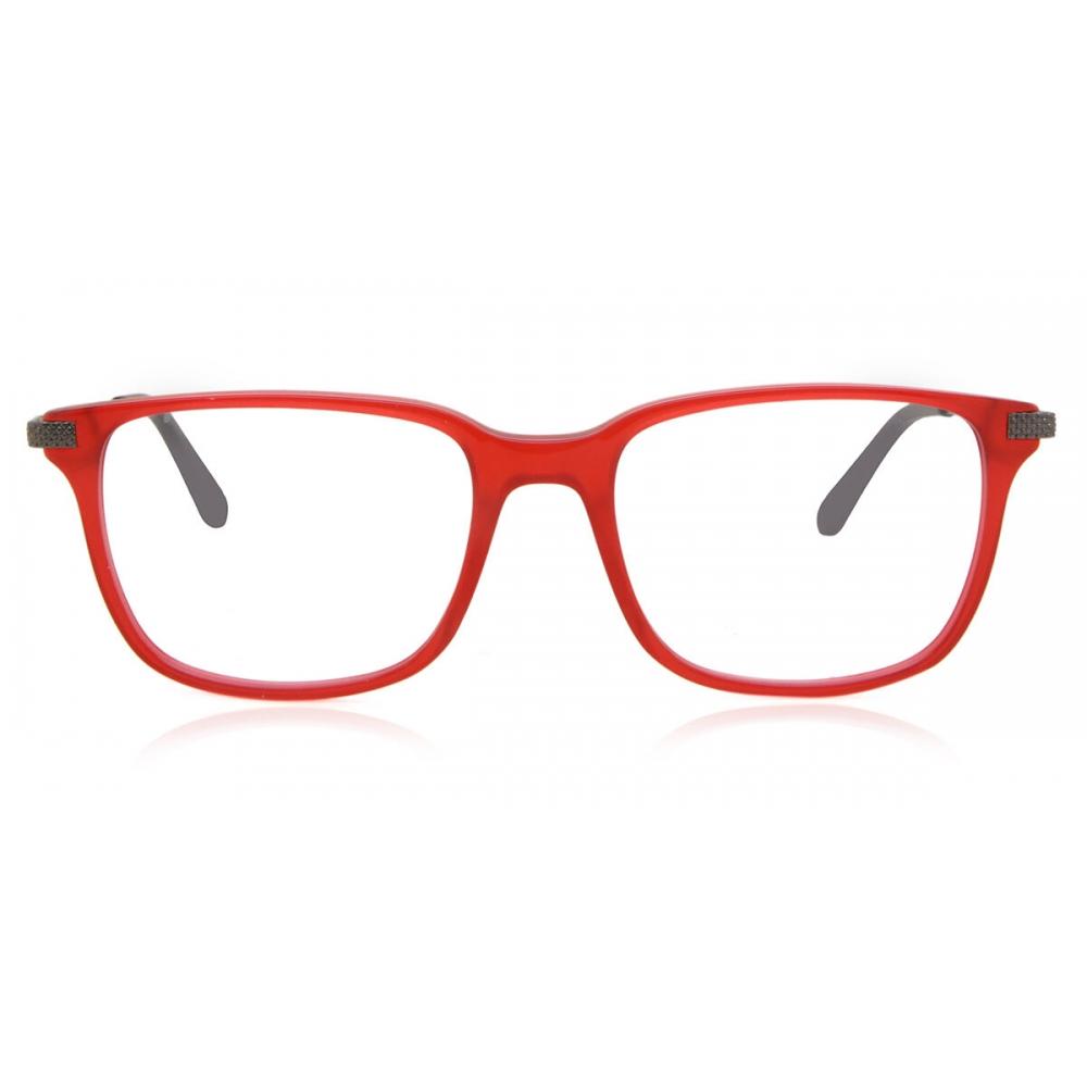 Full Rim Rectangle Glossy Red Smartbuy Collection Spike Thi 002 663 Fashion Unisex Eyeglasses