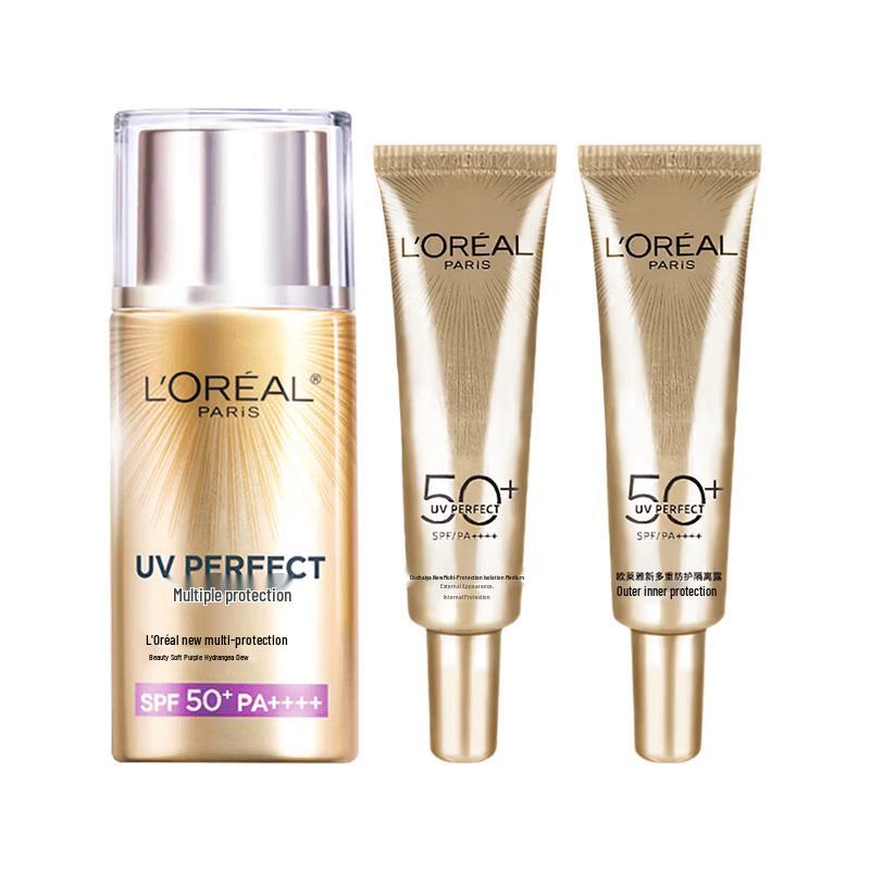 L Oréal UV Defender Soft Purple Sunscreen Set