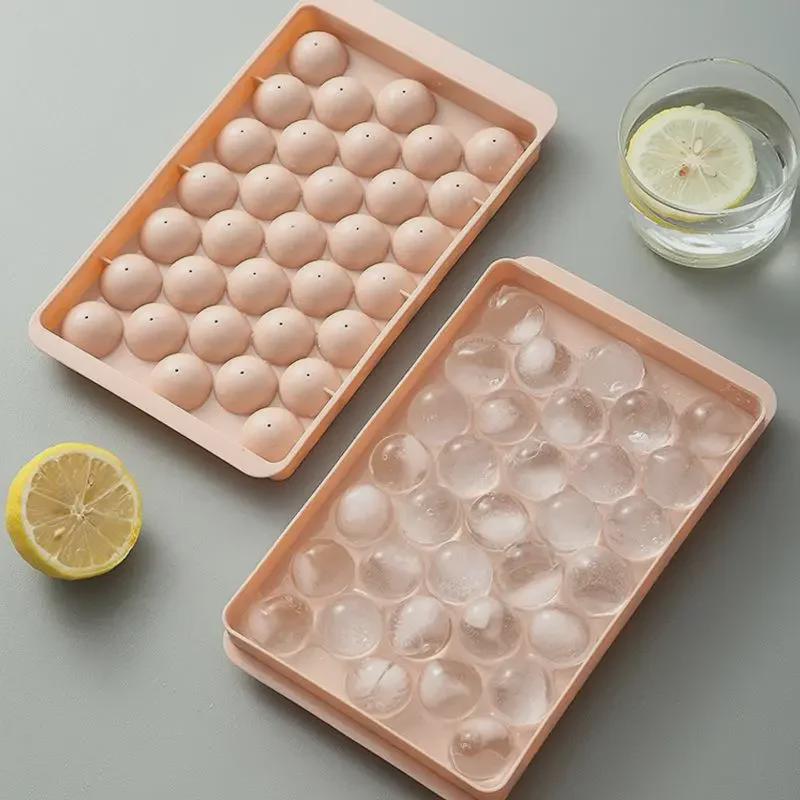 Homemade Spherical Ice Cube Mold with Lid - Creative Ice Tray