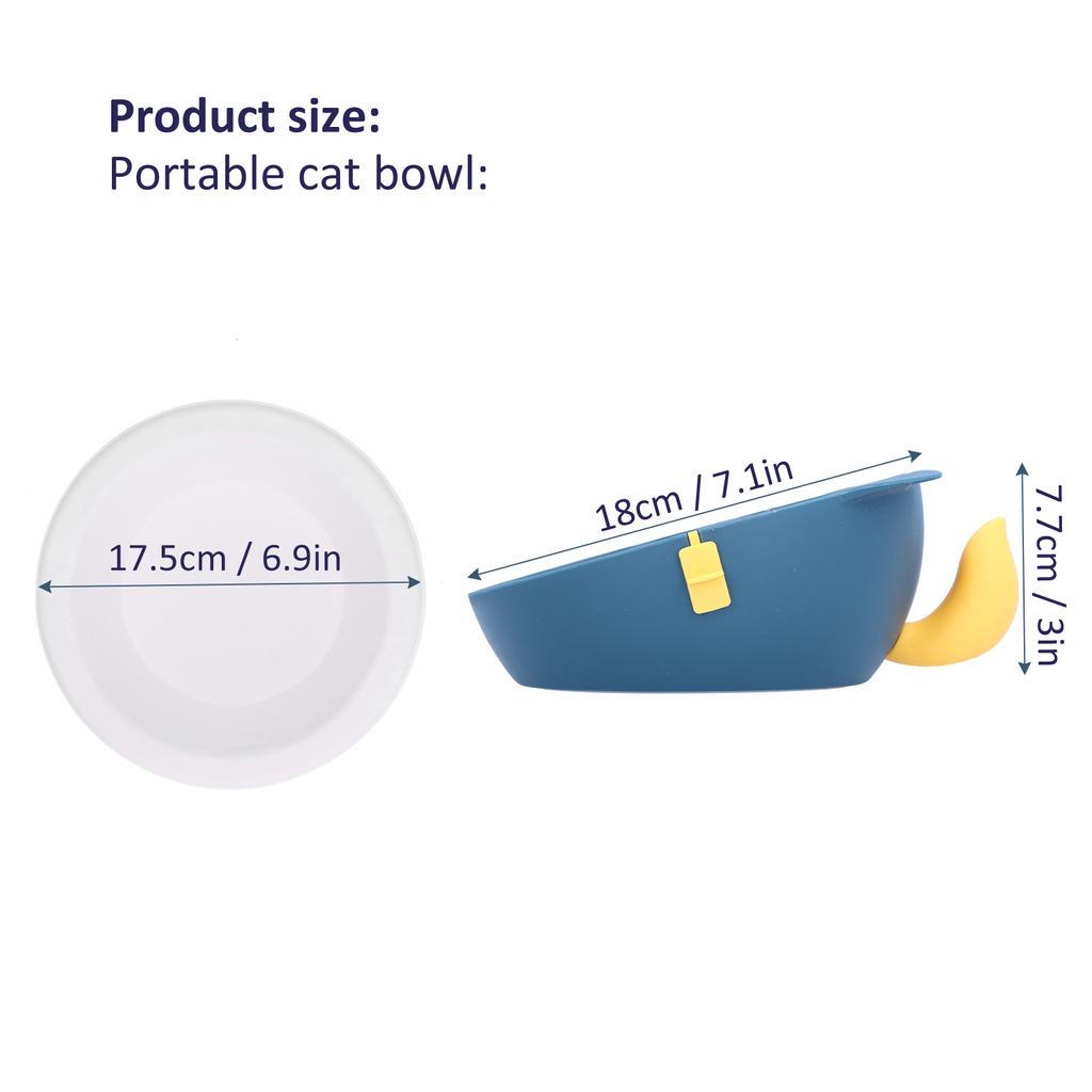 Disposable Cat Bowl Biodegradable Portable Pet Feeding Bowl NonToxic Dog Dishes