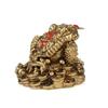 Golden Fortune Coin Money Toad Frog Office Ornaments Decoration Tabletop LUCKY Chinese Wealth Feng Shui Gifts Home