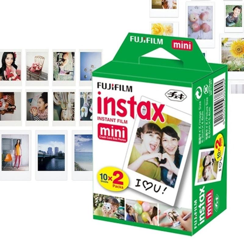 Fujifilm Instax Mini Film White Edge 20 Hojas De Papel Fotográfico Para