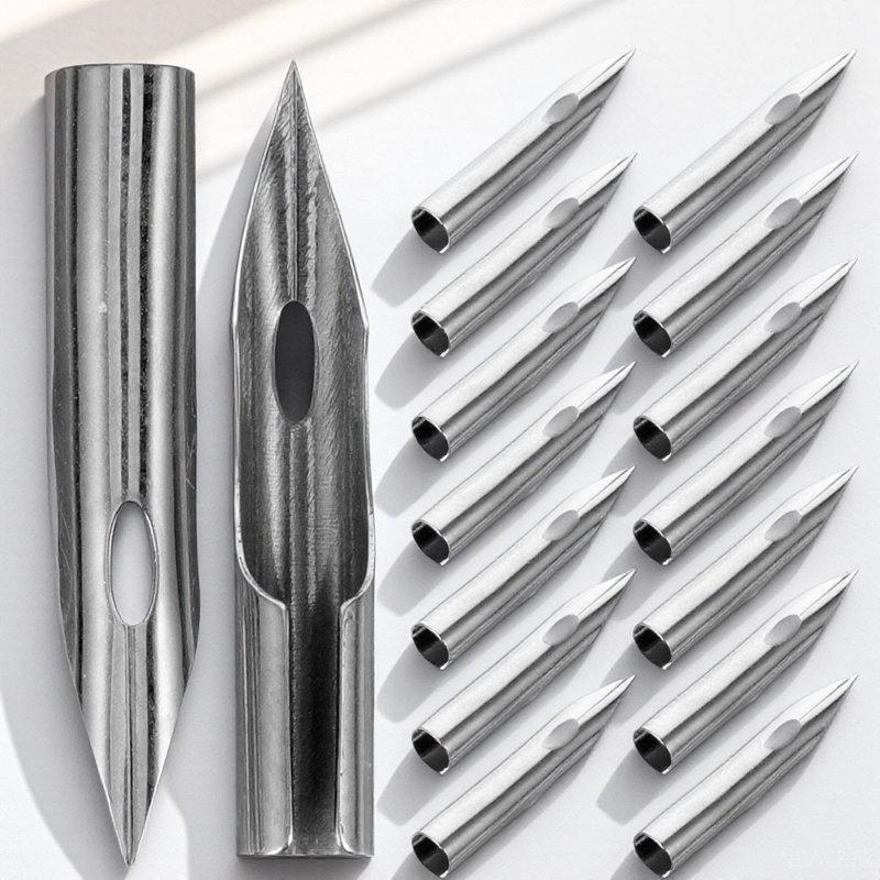

30Pcs Calligraphy Pen Nibs Fountain Pen Replacement Nibs Smooth Writing Practice Students Drawing Tools China Mainland