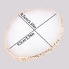 Round Nail Art Palette Professional Golden Edges Gel Polish Palette DIY Easy To Clean False Nail Tips Palette Nail Salon