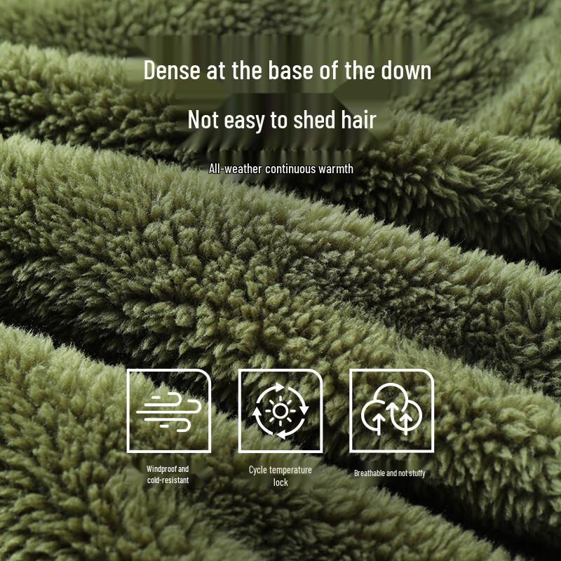 Jeanswest Veste d'hiver pour homme 2025 doublée polaire à col montant