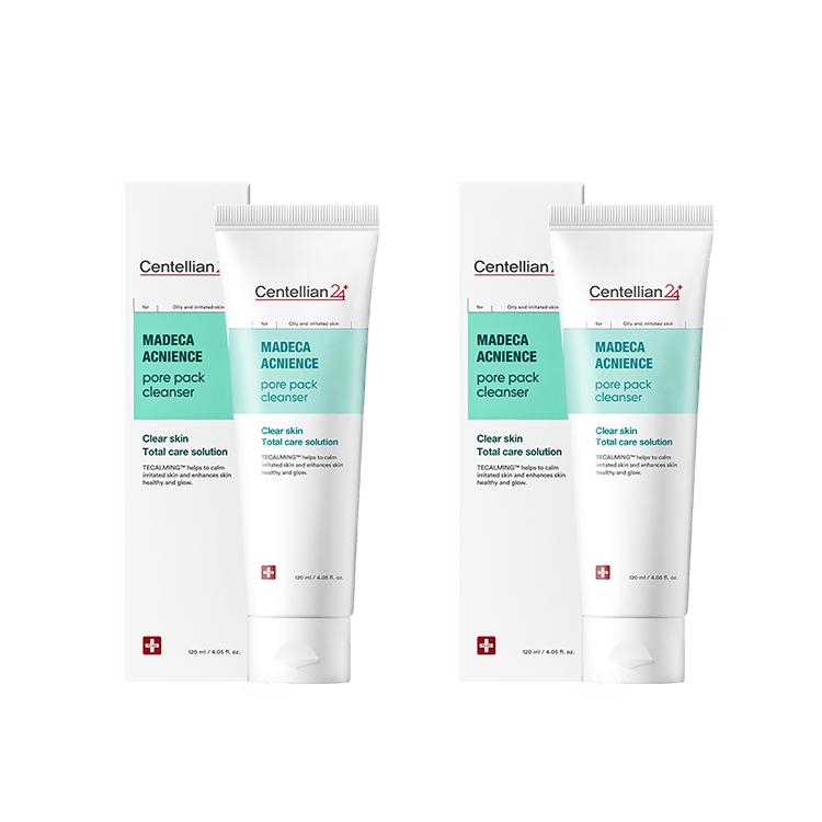 Madeca Acniance Pore Pack Cleanser 120ml 2 Pieces