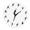Ballerina Wanduhr Leise Acryl Ballett Tanzen Hängende Dekoration für Zuhause Wohnzimmer Schlafzimmer
