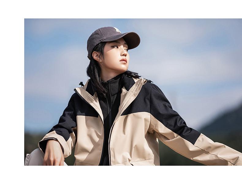 Spot Autumn/Winter Men's 330g Polar Fleece 3-in-1 Windbreaker: Thick, Protective Outdoor Jacket