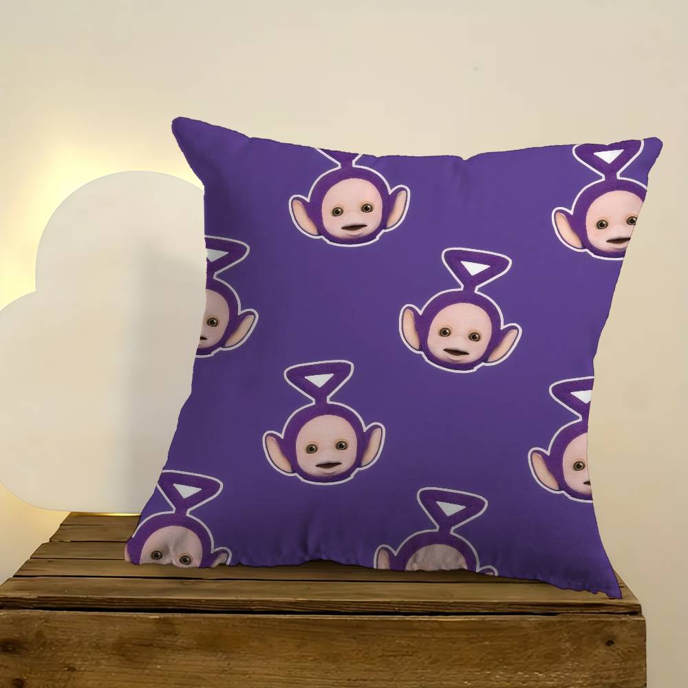 Cute Teletubbies Cartoon Cushion Cover 30X50 Polyester Sofa Cushions Decorative Throw Pillows Home Decoration Pillowcover