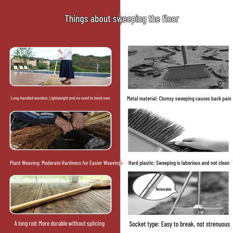 Outdoor Broom & Dustpan Set